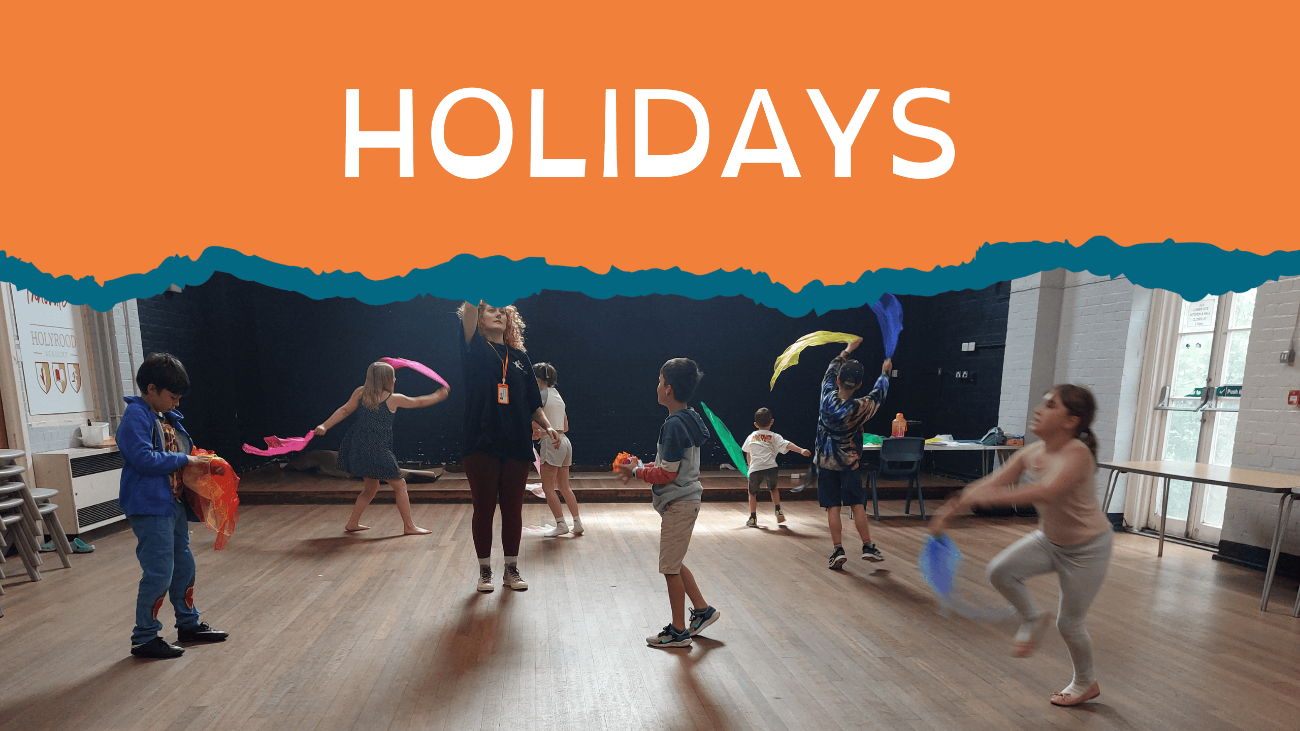 Children having fun during the school holidays with SYT